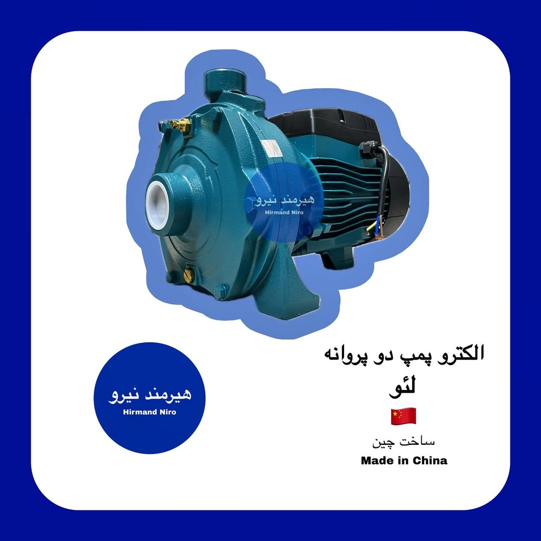 ⁨پمپ دو اسب دو پروانه لئو 2ACm150H